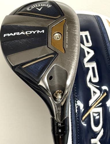 Callaway Paradym Rescue 6-Hybrid 6H 27* HZRDUS Silver Regular Flex w/ Headcover
