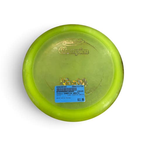 Used Innova CHAMPION WRAITH Disc Golf Driver Optic Yellow 11735-S000369365