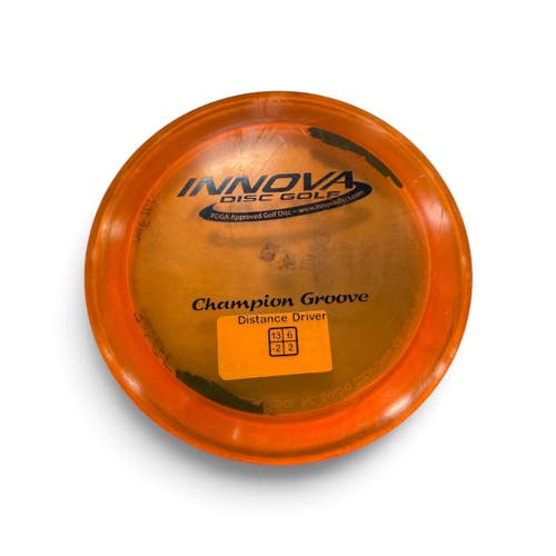 Used Innova CHAMPION GROOVE Disc Golf Driver Orange 11735-S000369364