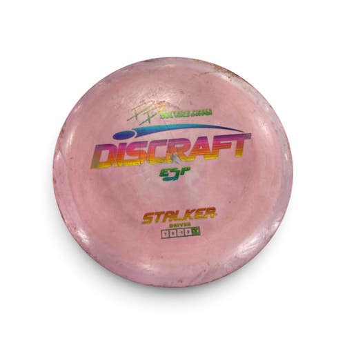 Used Discraft ESP STALKER PAIGE PIERCE SIGNATURE SERIE Disc Golf Driver Pink 11735-S000369363