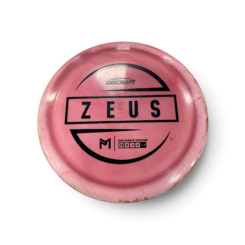 Used Discraft PAUL MCBETH ZEUS Disc Golf Driver Pink 11735-S000369362