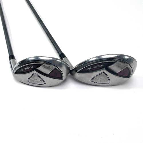 Callaway Razr X HL 4 & 5 Hybrid Set 24* | 27* RAZR X 50g Ladies RH
