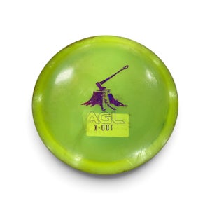 Used AGL X-OUT Disc Golf Driver Yellow 11735-S000369342