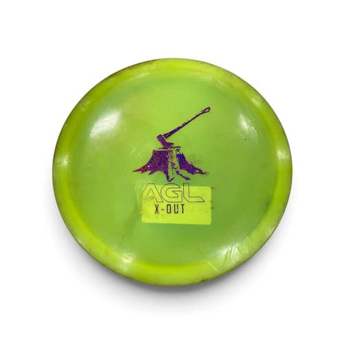 Used AGL X-OUT Disc Golf Driver Yellow 11735-S000369342
