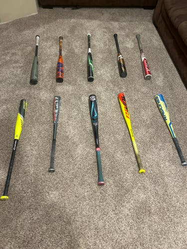 Baseball bat lot BBCOR USSSA USA