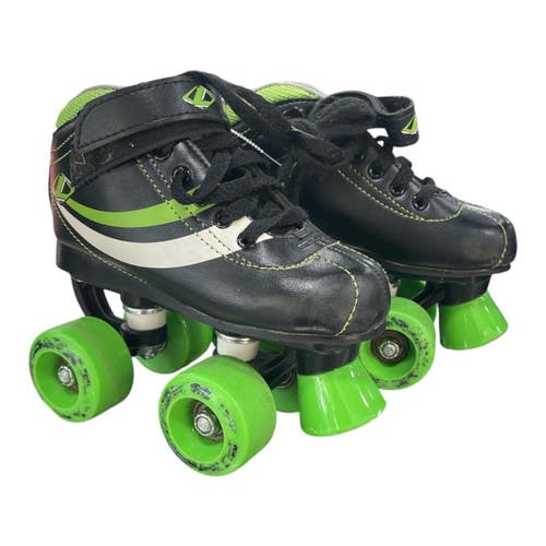 Used LENEXA Child Roller Quad Skates Black Youth 12.0 11735-S000368375