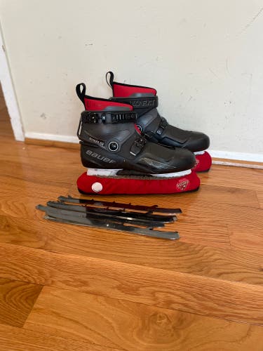 Excellent Condition Custom Bauer Konekt 2 Goalie Skates Regular Width Pro Stock 12