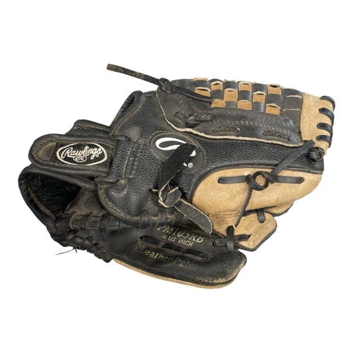 Used Rawlings PLAYMAKER SERIES BB/SB Glove RH Throw Black And Tan 10 1/2" 11735-S000368931