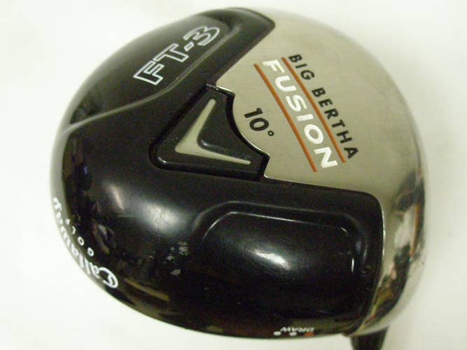 Callaway Big Bertha Fusion FT-3 Driver 10* (Draw, Aldila NVS, STIFF) Golf Club