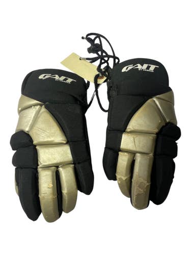Used Gait GLOVES Lacrosse Gloves Mens Silver And Black 10" 11735-S000366576