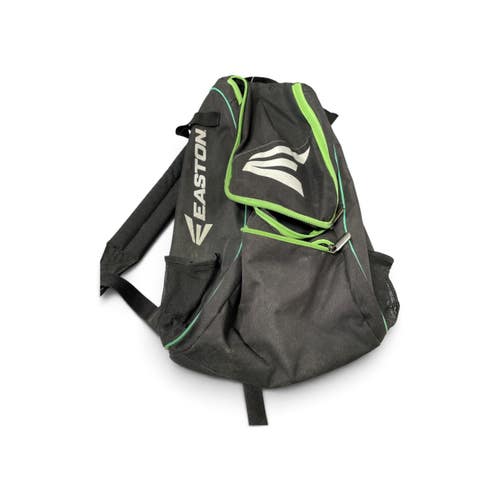 Used Easton BACKPACK BB/SB Player Backpack Navy Blue And Lime 11735-S000367803