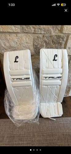 32" 2025 True L95 Goalie Leg Pads (Used 5 games)