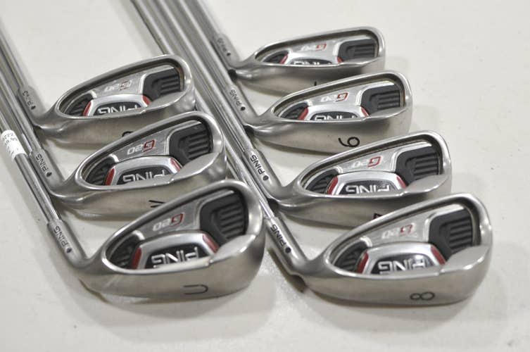 Ping G20 5-W, UW Iron Set Regular Flex Black Dot Right CFS Steel #229222