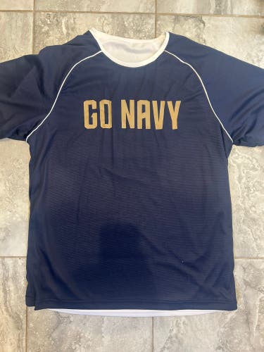 Navy Football Beat Army Blue Large Adult Unisex Shirt (New)