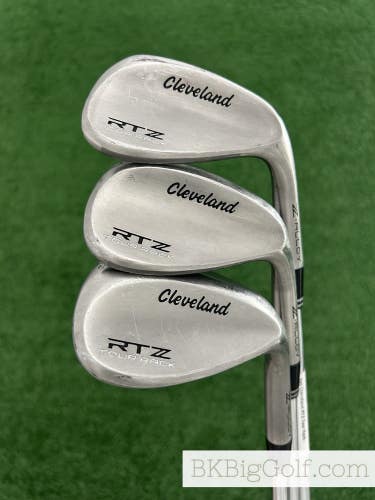 Cleveland RTZ Tour Rack Raw 3 Wedge Set (50, 54, & 60 Degrees)