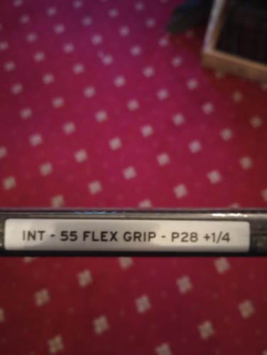 Junior CCM XF Ghost Right Handed Hockey Stick P28+1/4 55 Flex (New)