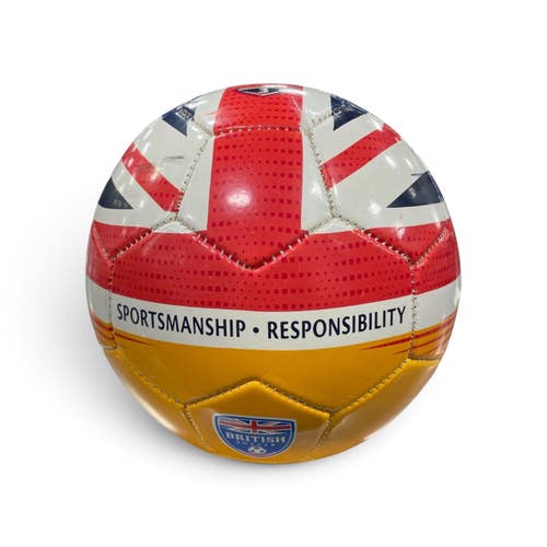Used BRITISH SOCCER All Size Soccer Ball Orange 3 11735-S000370378