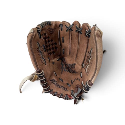 Used Mizuno GPP1001 BB/SB Glove RH Throw Brown 10" 11735-S000370211
