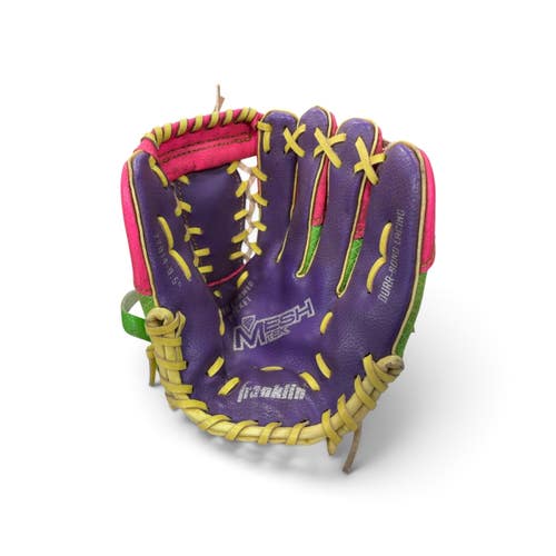 Used Franklin MESH TEK BB/SB Glove RH Throw Green 9 1/2" 11735-S000369229