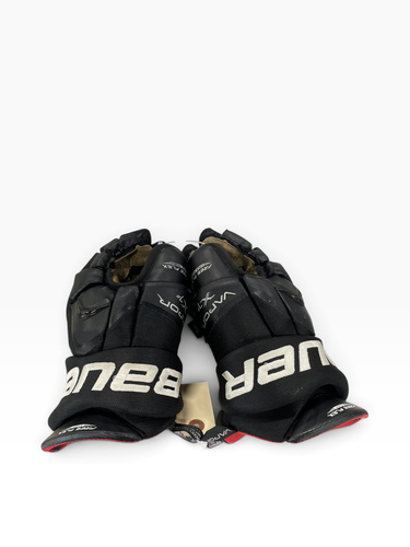 Used Bauer LIL SPORT Youth Shin Guards Black 10" 11735-S000368757
