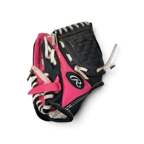 Used Rawlings PL91PB BB/SB Glove LH Throw Pink 9" 11735-S000367507