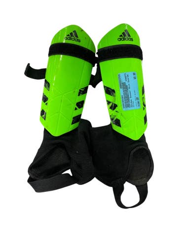 Used Adidas Soccer Shin Guards Youth Kelly green SM 11735-S000368364