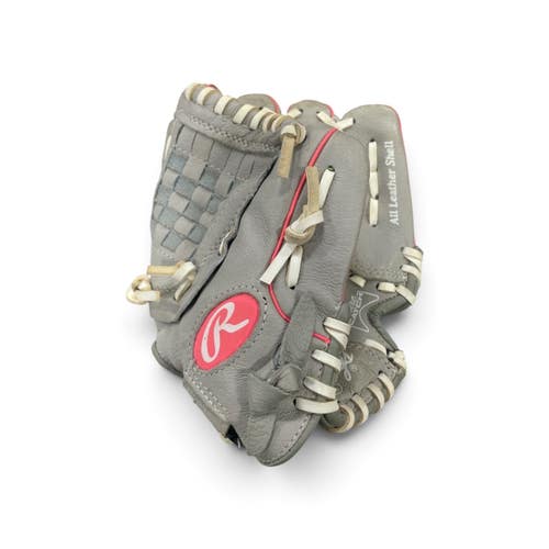 Used Rawlings SCSB100P BB/SB Glove RH Throw Silver 10" 11735-S000367947
