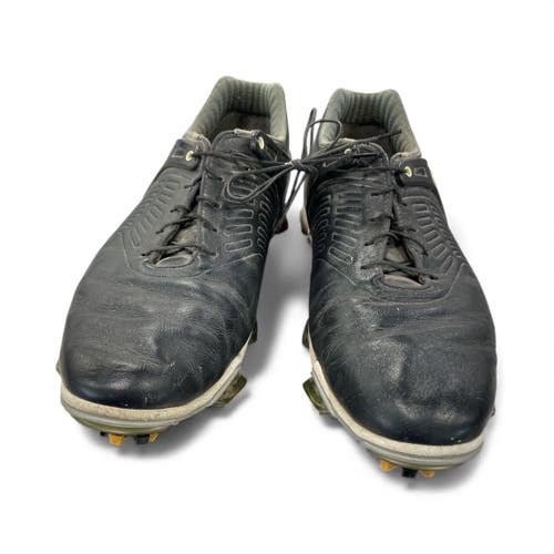 Used Foot Joy Mens Golf Shoes Black Senior 10.5 11735-S000356403