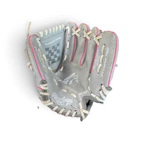 Used Rawlings SCSB100P BB/SB Glove RH Throw Silver 10" 11735-S000369679
