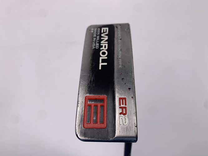 Evnroll ER2 Mid Blade Black Putter 34" Mens RH
