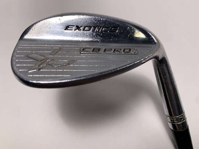 Tour Edge Exotics CB PROs Forged Wedge 56* 14 Bounce TT DG Steel Mens RH