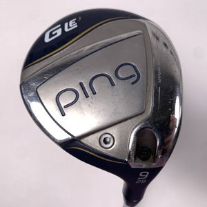 Ping G LE 3 9 Fairway Wood 28* ULT 250 Ladies Graphite Womens RH Undersize Grip