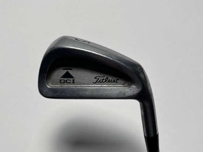 Titleist DCI Black Single 5 Iron Tri-Spec Stiff Steel Mens RH Midsize Grip