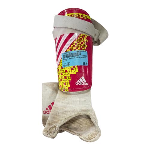 Used Adidas Soccer Shin Guards Junior Pink MD 11735-S000365978