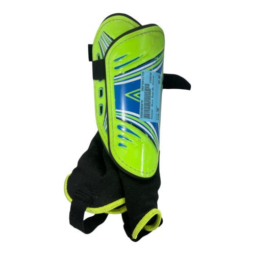 Used Soccer Shin Guards Junior Green MD 11735-S000365979