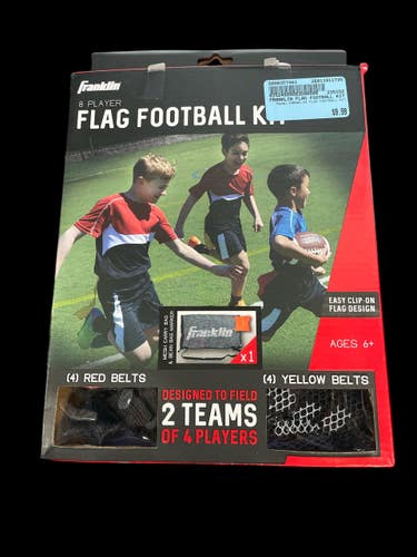 Used FRANKLIN FLAG FOOTBALL KIT FB Training Aid 11735-S000357483