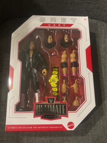 Bret Hart WWE Ultimate Edition 2026 Release Action Figure New in Box