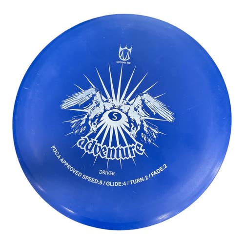 Used CROWN ME Disc Golf Driver Royal Blue 11735-S000369864