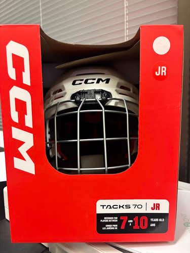 CCM Tacks 70 Helmet Combo Jr (New)