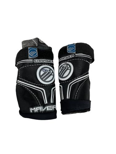 Used Maverik CHARGER Lacrosse Arm Pads/Guards Black XS 11735-S000361693