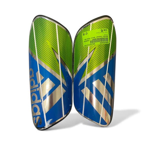 Used Adidas Soccer Shin Guards Junior Royal Blue MD 11735-S000355850