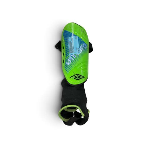 Used Umbro Soccer Shin Guards Youth Green XL 11735-S000368290