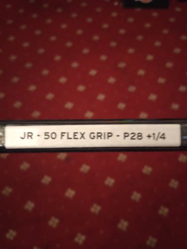 Junior CCM XF Ghost Left Hand Hockey Stick P28+1/4 50 Flex (New)