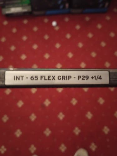 Intermediate CCM XF Ghost Left Hand Hockey Stick P29+1/4 65Flex (New)
