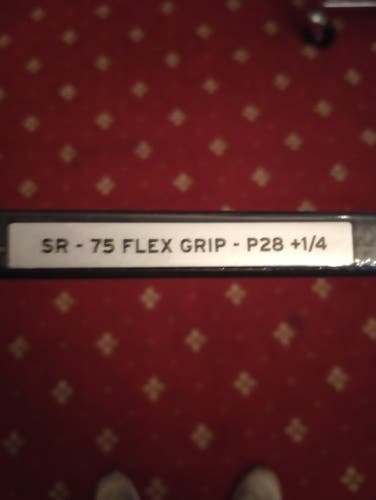 Senior CCM XF Ghost Left Hand Hockey Stick P28+1/4 75flex (New)
