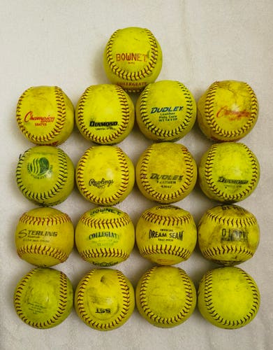 Softball 17 pack 12" (Used)