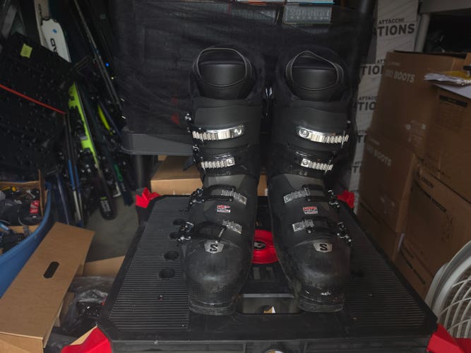 USED – Salomon S Pro HV Ski Boots – Flex 90 – Mondo 29/29.5