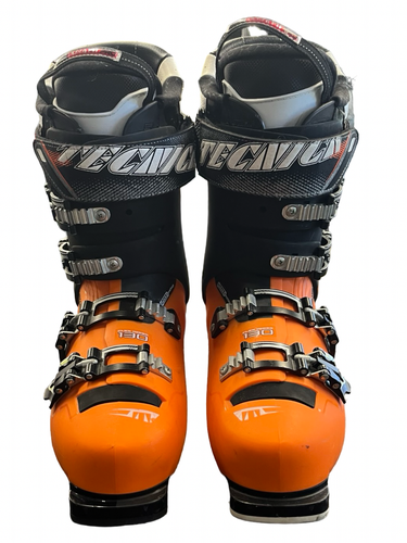 Used Tecnica MACH 1 HV 130 Mens DH Ski Boot Orange 270 MP - M09 - W10 10299-S000314948