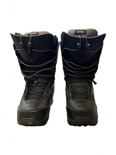 Used Nitro TEAM TLS Mens Snowboard Boots Black Senior 11 10299-C000314640