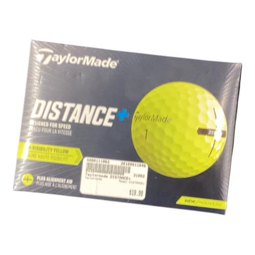 Used Taylormade DISTANCE+ 12 Pack - Golf Balls 11846-S000111963